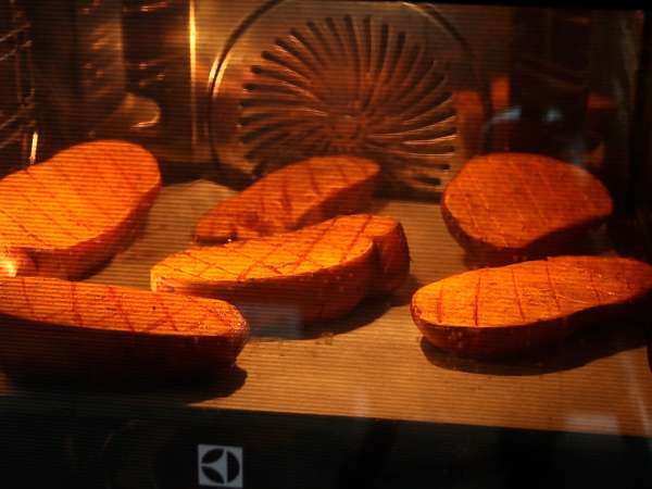 Fırında tatlı patates - Hazırlık adım 3