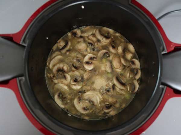 Cookeo'da mantarlı risotto - Hazırlık adım 5