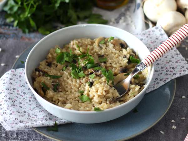 Cookeo'da mantarlı risotto - Hazırlık adım 7