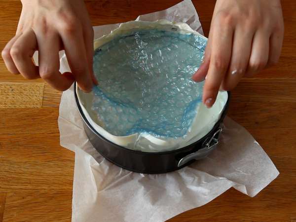 Fırında pişmeyen limonlu ve ballı cheesecake (pasta süsleme eğitimi) - Hazırlık adım 5