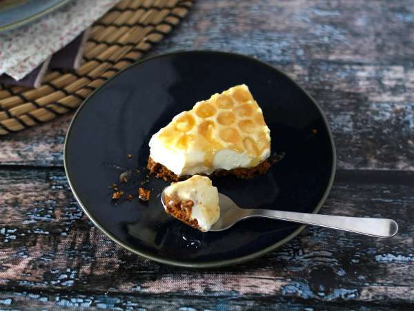 Fırında pişmeyen limonlu ve ballı cheesecake (pasta süsleme eğitimi) - Hazırlık adım 6