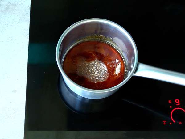 Ekstra gurme Snickers tarzı cheesecake - Hazırlık adım 3