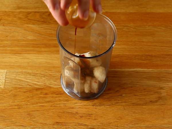 Nice cream banana, muzlu vegan dondurma! Dondurma makinesi yok - Hazırlık adım 2