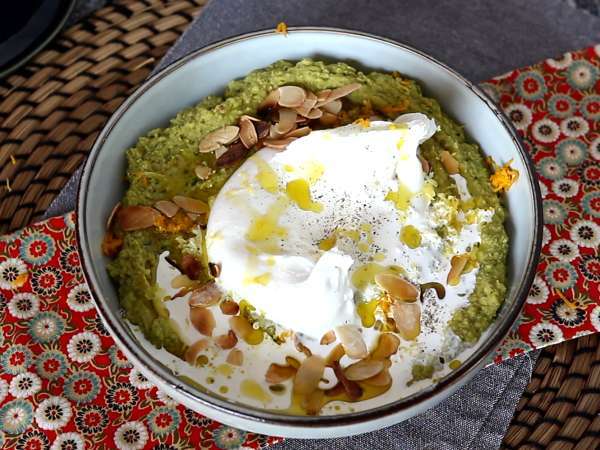 Bezelye ezmesi: kremalı burrata peyniri ile mükemmel - Hazırlık adım 5