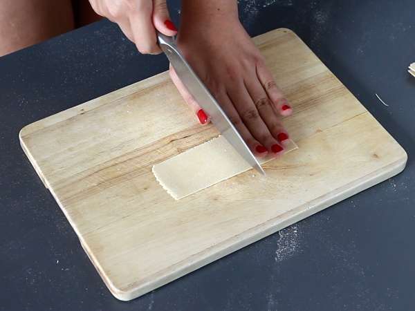 Yumurtalı garganelli nasıl hazırlanır - Hazırlık adım 6