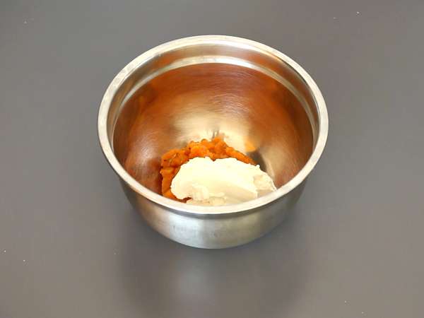 Balkabağı ve ricotta sosu, makarna ile veya ravioli içine doldurulmuş olarak mükemmel! - Hazırlık adım 4