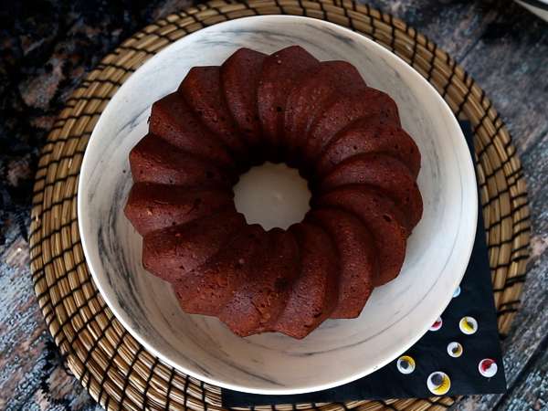 Cadılar Bayramı Bundt keki, ağız sulandıran çikolatalı bundt kek - Hazırlık adım 6