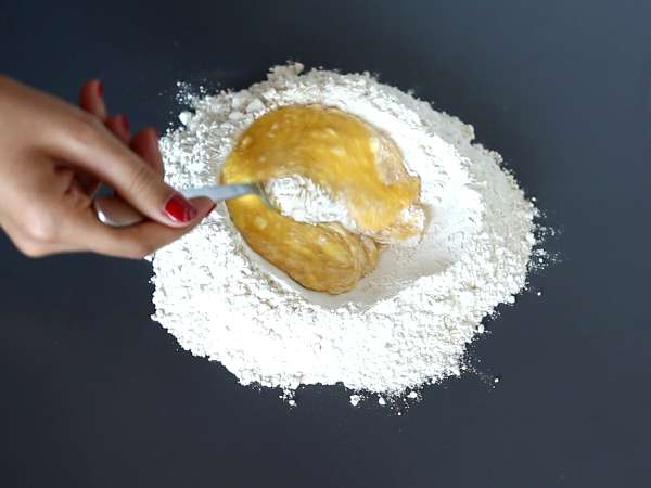 Ev yapımı tagliatelle, adım adım açıklanan prosedür - Hazırlık adım 2