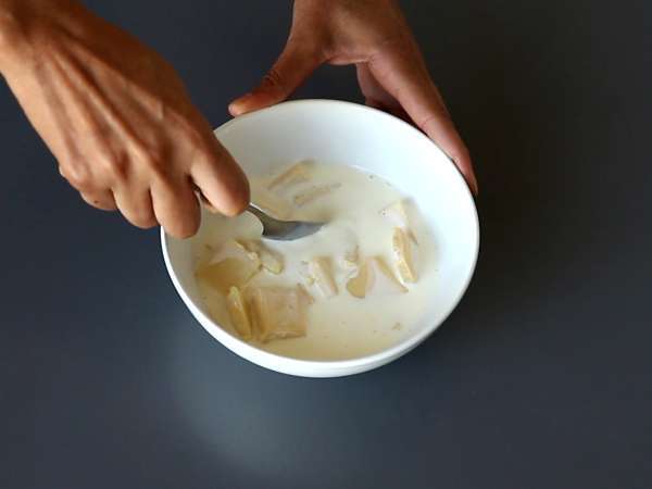 Ev yapımı Raffaello çikolata - Hazırlık adım 2