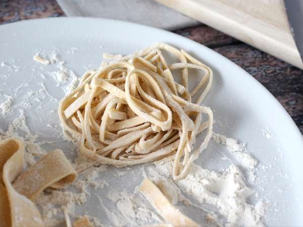 Tagliolini, evde hazırlamak için adım adım prosedür - Hazırlık adım 6