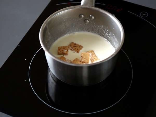 Çikolatalı ve nugalı kuplar. Kolay tarif - Hazırlık adım 4