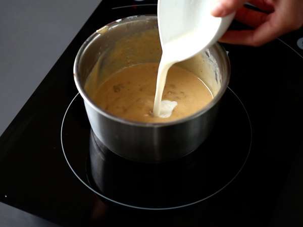 Çikolatalı ve nugalı kuplar. Kolay tarif - Hazırlık adım 5