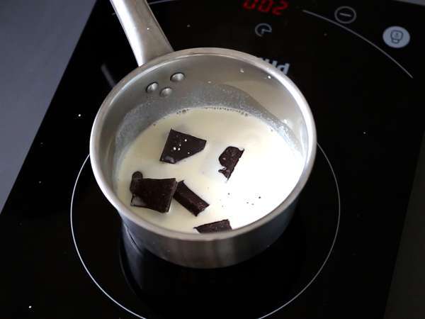 Çikolatalı ve nugalı kuplar. Kolay tarif - Hazırlık adım 9