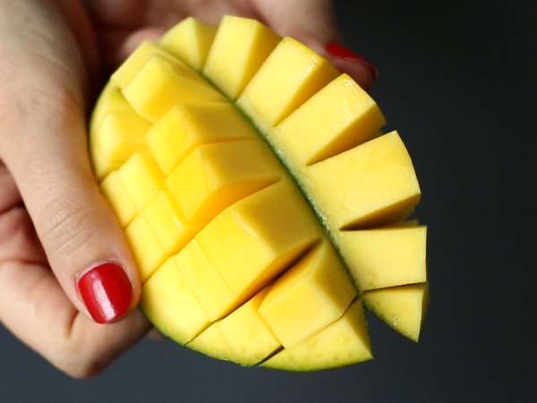 Tatlı ve tuzlu bir aperatif için karides ve mango verrines - Hazırlık adım 4