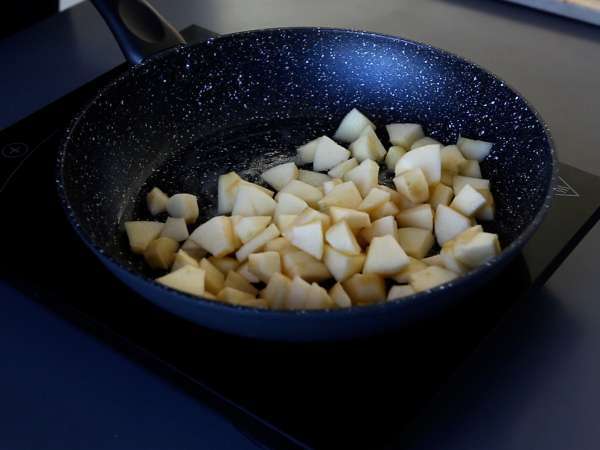 Epifani için fındık kremalı elmalı cips - Hazırlık adım 2