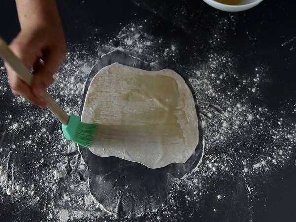 Yeşil soğanlı Çin krepleri - Yeşil soğanlı krepler - Hazırlık adım 2