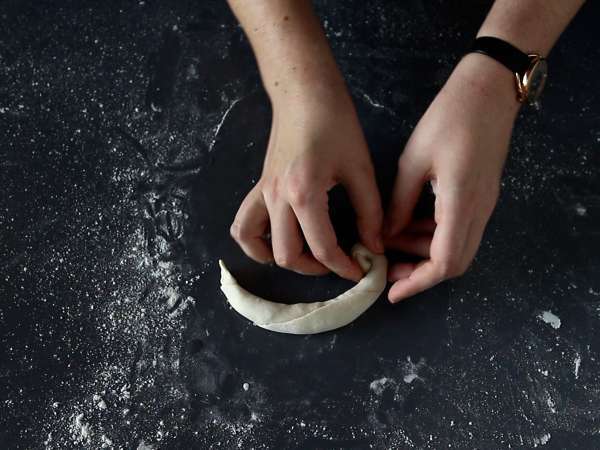 Yeşil soğanlı Çin krepleri - Yeşil soğanlı krepler - Hazırlık adım 3