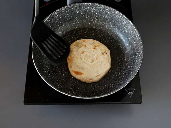 Yeşil soğanlı Çin krepleri - Yeşil soğanlı krepler - Hazırlık adım 5