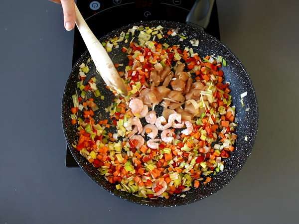 Nasi goreng, Endonezya'nın pirinç yemeği - Hazırlık adım 5