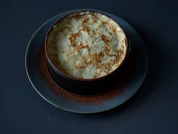 Tiramisu tarzı krep kek, kahve ve kakao ile - Hazırlık adım 6