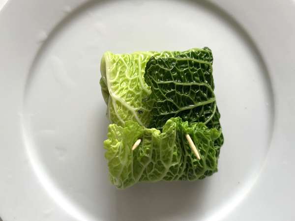 Fırında lahana dolması (Bu sebzeyi herkese sevdirmek için!) - Hazırlık adım 6