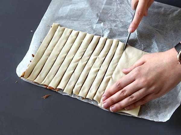 Speculoos puf böreği bisküvileri - yapımı hızlı ve kolay - Hazırlık adım 2