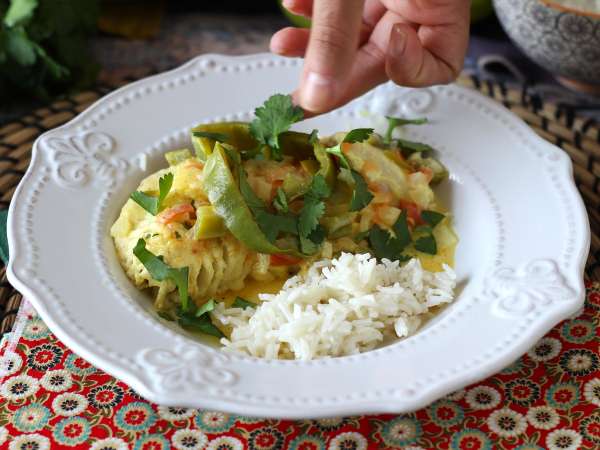 Hindistan cevizi sütü ile pişmiş çipura - bayılacağınız balık yemeği - Hazırlık adım 7