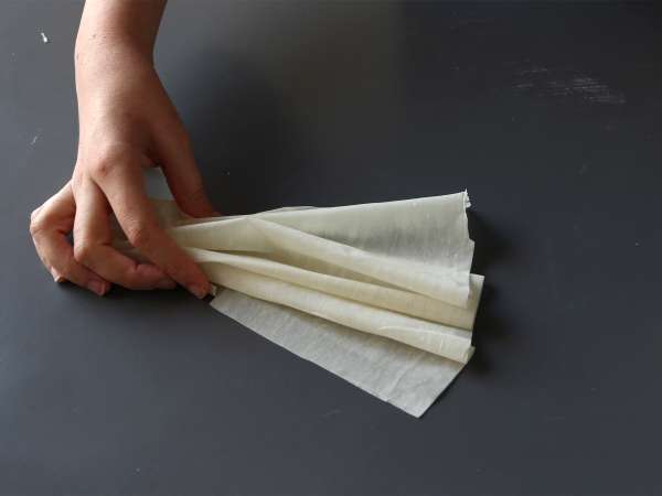 Crinkle kek, yapması kolay süper çıtır kek - Laz Borek turc facile - Hazırlık adım 1