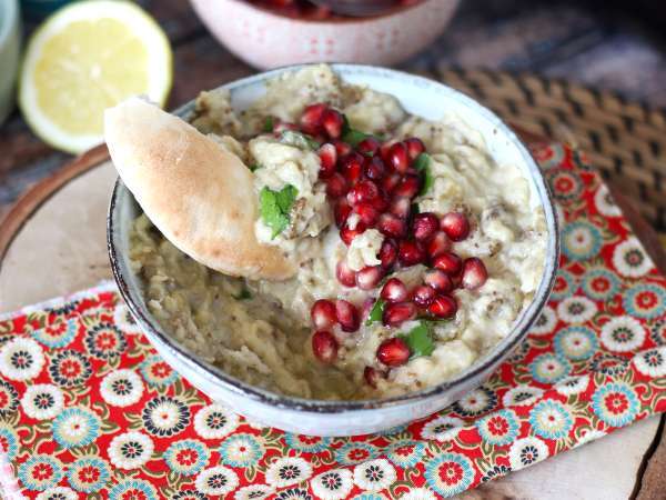 Baba ganuş, Lübnan'ın lezzetli patlıcan ezmesi - Hazırlık adım 7