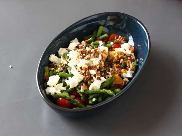 Süper gurme kuşkonmaz salatası - Hazırlık adım 8