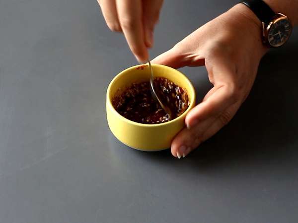 Bibimbap, geleneksel Kore yemeği - Hazırlık adım 5