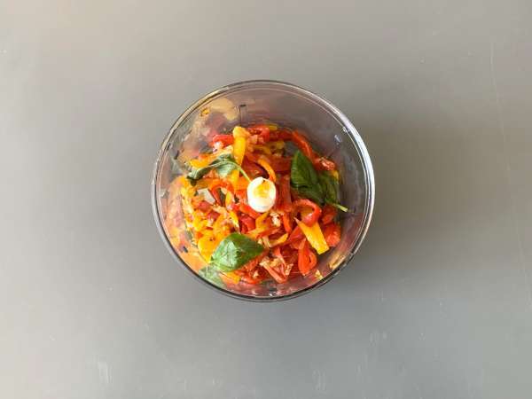 Biberli ve Philadelphia usulü makarna: kremalı, hızlı ve lezzetli - Hazırlık adım 4