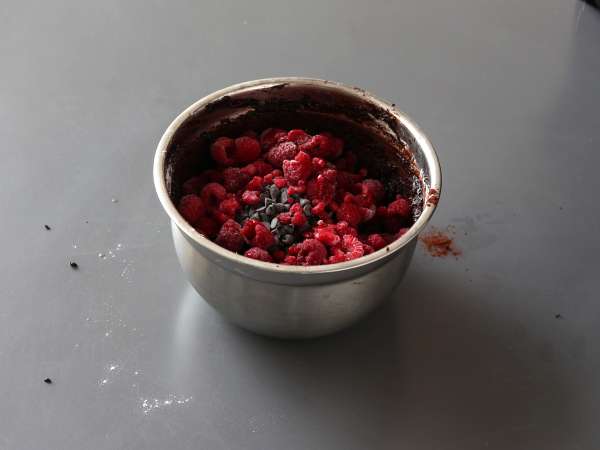 Çikolatalı ahududulu brownie, saf hoşgörü! - Hazırlık adım 3