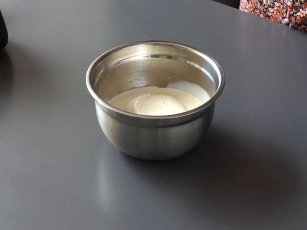 Speculoos'lu buzlu sandviçler - Hazırlık adım 1