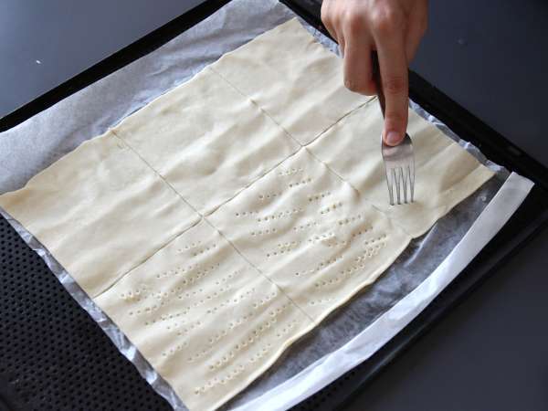 İnce elmalı tartlar - Hazırlık adım 2