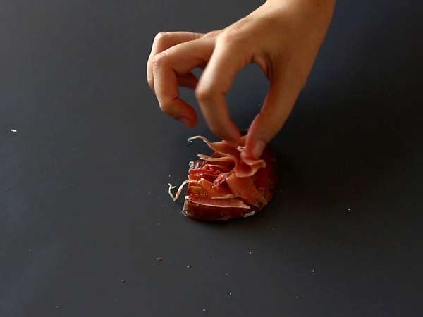 Domates ve Serrano jambonlu sandviçler - Hazırlık adım 4