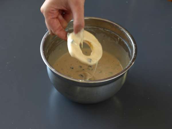 Şeker ilavesiz elmalı krep - Hazırlık adım 5