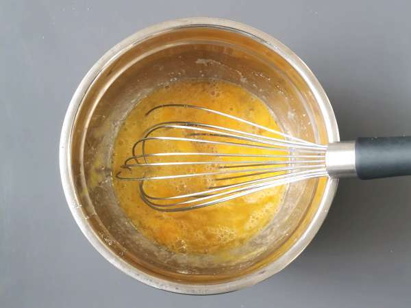 Bask usulü cheesecake - Hazırlık adım 1