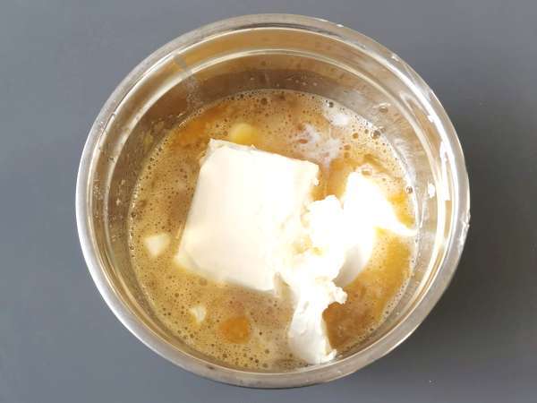 Bask usulü cheesecake - Hazırlık adım 2