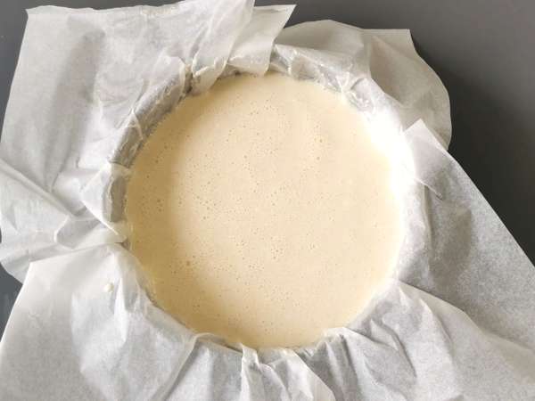 Bask usulü cheesecake - Hazırlık adım 5