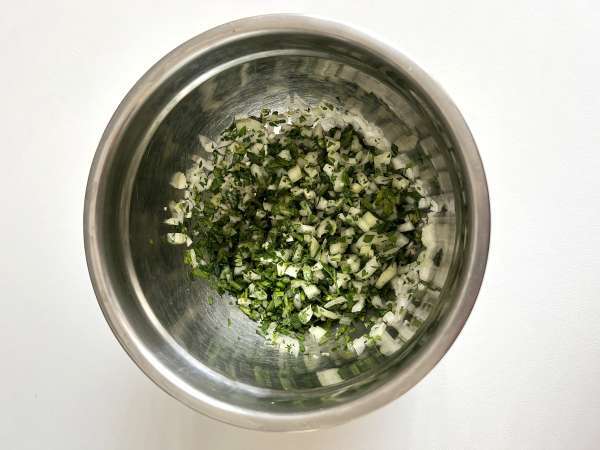 Köfte - Türk köftesi - Hazırlık adım 1