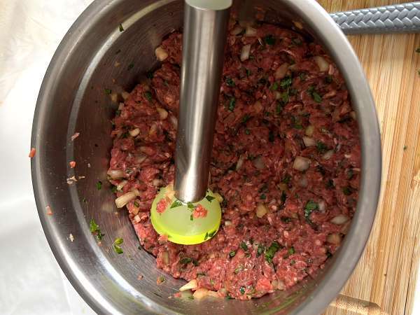 Köfte - Türk köftesi - Hazırlık adım 2