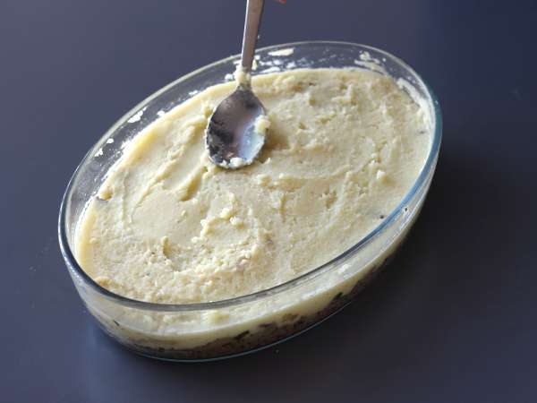 Kolay, zahmetsiz çoban pastası - Hazırlık adım 8