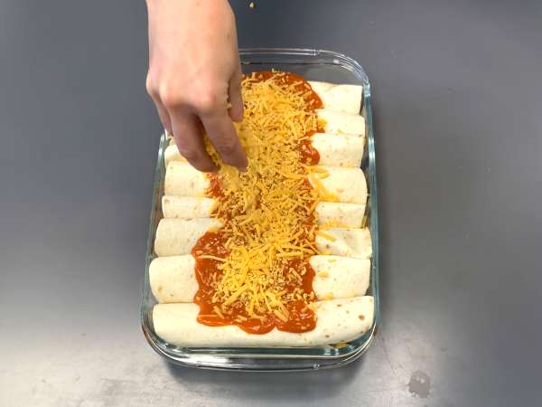 Vejetaryen enchiladas - Hazırlık adım 4