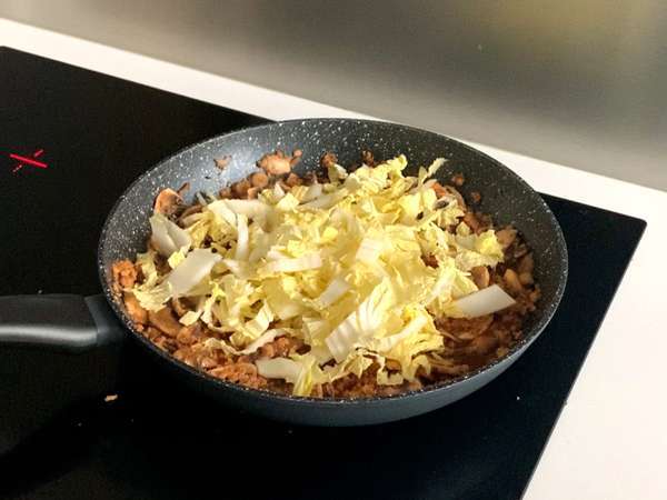 Çin noodle wok (sebze ve dokulu soya proteini) - Hazırlık adım 3