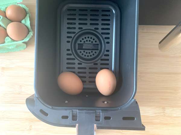 Hava fritözünde haşlanmış yumurta - Hazırlık adım 1