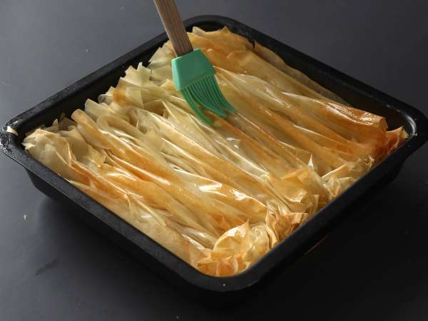 Keçi peynirli ve ballı tuzlu kırışık kek - Hazırlık adım 4