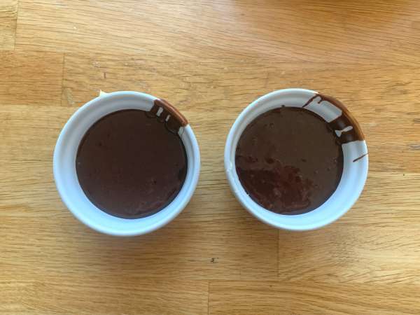 Ekstra akıcı Air Fryer çikolatalı fondanlar! - Hazırlık adım 7