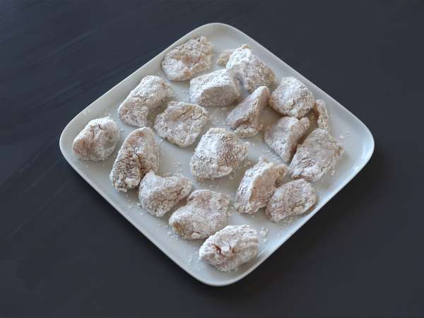 Baharatlı gochujang soslu Kore usulü kızarmış tavuk - Dakgangjeong - Hazırlık adım 6