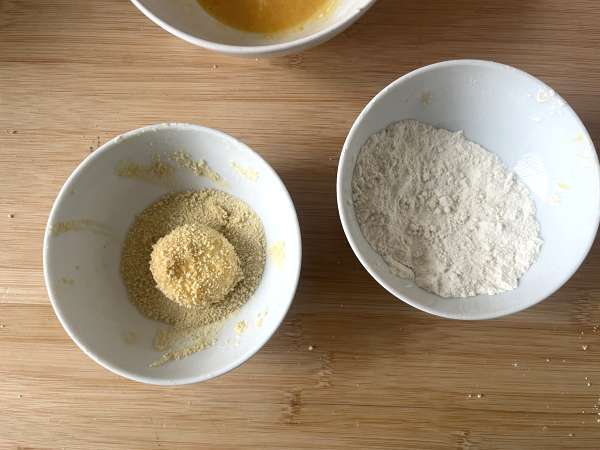 Havalı fritözde ekmekli babybels - Hazırlık adım 2